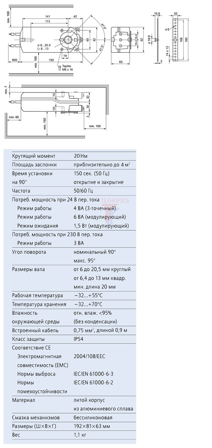 Технические характеристики SIEMENS GEB346.1E